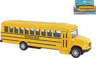 2-Play Traffic školský autobus americký 14cm kov spätný chod