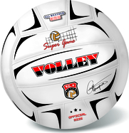Lopta volejbálová VOLLEY CHAMPIONS (250g) - nenafúknutá 21 cm