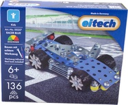 EITECH set de construcție Mașină de curse Blue Bullet 136 piese