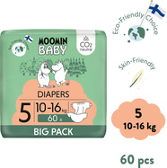 Moomin Baby 5 Maxi 10-16 kg (60 ks), eko plienky