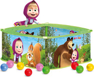 Bino Masha and the Bear Bazénik s loptickami