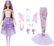 Mattel Barbie muñeca y vestuario de cuento, JCP74
