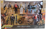 STARX Großes Set von Soldaten mit Motorrad