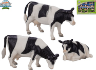 Kids Globe Farming krava čiernobiela 1:32 stojaca/ležiaca 12ks