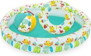 Bestway Nafukovací SET - bazén 112 cm, plávací kruh 51cm, lopta 41x15cm