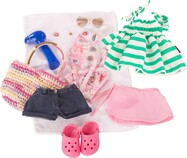 Götz Kleiderset Summer fun 10 Teile für Puppen 45-50cm