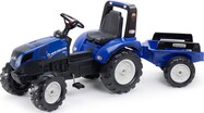 Falk Šliapací traktor 3090B - New Holland T8 s prívesom
