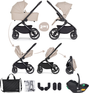 PETITE&amp;MARS Kočárek kombinovaný SCOUT 3v1 Soft Mousse s Core Pro i-Size