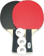Tischtennisset 2 Schläger + 3 Bälle in einer Tasche