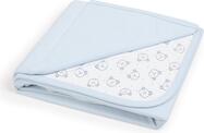 CEBA Couverture enfant 90x100 Blue+Teddy Bear
