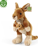 Kangourou en peluche avec bébé 27 cm ECO-FRIENDLY