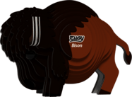 EUGY Bison 3D puzzle di cartone