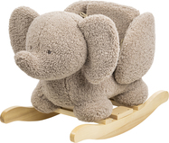 NATTOU Hojdačka Teddy plyš sloník taupe 10m+