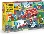 Mudpuppy Veľké podlahové puzzle Záchranné vozidlá 48 dielikov