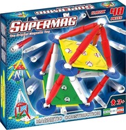 SUPERMAG magnetická stavebnica Classic primary 48ks