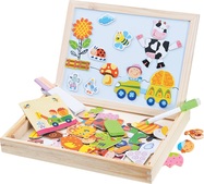 2Kids Toys Mágneses tábla Farm 102 darab