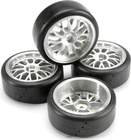 Traxxas roue 2.0", jante Mesh satinée, pneu Pro-Trax (2 paires)