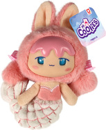 Păpușă de pluș sirenă roz COOLIES 15 cm