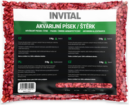 Akvarijný štrk červený 4-8mm 3kg