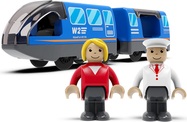 2Kids Toys Elektrický mestský vlak modrý