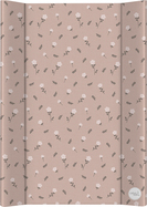 CEBA BABY Matelas à langer 2-bords avec planche rigide (50x70) Basic Petite Blossoms