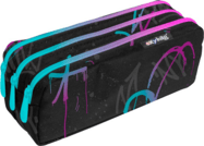 Estuche 3 cremalleras Graffiti girl