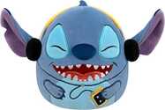 Squishmallows Disney Stitch so slúchadlami, 17 cm