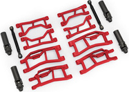 Traxxas sada závesů kol Mini Wide Maxx červená