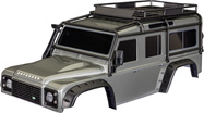 Traxxas karosérie TRX-4 Land Rover Defender stříbrná (bezsponková)
