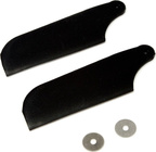 Blade listy chvostového rotora čierne: 330X/450/X