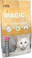 Podstielka Magic Litter Bentonite Ultra White Baby Powder 10L