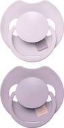 LOVI Cumlík silikónový dynamický Prime 18m+ 2ks Baby Lilac/Violet