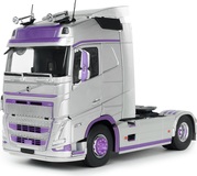 1:24 VOLVO TRUCKS FH GLOBETROTTER XL silver and purple