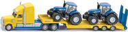 SIKU Super - Tractor cu remorcă și 2 tractoare New Holland 1:87