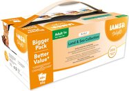 Kapsička IAMS Delights morské a suchozem.mäso v želé multipack (48x85g)  4080g