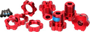 Traxxas kerékagy 17mm alumínium piros (4)