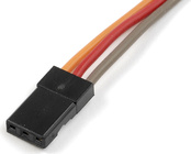Kábel serva plochý JR samica 22AWG 30cm