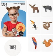 TATTonMe Živé tetovačky pre deti Americké zvieratá