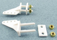 Pârghie cârmă 30 mm cu piulițe M3 (2)