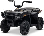 Licencovaná elektrická štvorkolka Arctic Cat 12V so zadným pohonom, čierna, LED svetlá, Lí