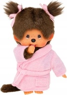 Monchhichi Mončiči Mädchen im Bademantel 20cm