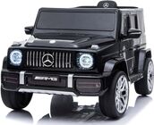 Elektrické autíčko Mercedes G63 12V, čierne, Jednomiestné sedadlo, Lítiová batéria