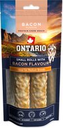 Ontario Protein finomság bacon ízű, kis rágótekercs 2db 12,7cm