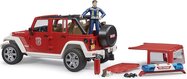 Bruder 02528 Jeep Wrangler Požiarnici s figúrkou