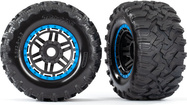 Traxxas koleso 2.8", pneu Maxx All-Terrain, disk čierno-modrý (2)