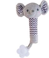 Elefant babyted jucărie zornăitoare / inel gingival pluș 25cm