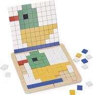 Janod Didattico Gioco educativo simmetria e codifica Mosaico in legno