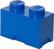 LEGO® úložný box 2 - modrá 125 x 250 x 180 mm