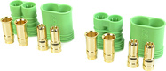 Konektor pozlátený CC 6.5mm (2 páry)