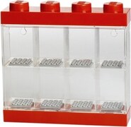 LEGO® zberateľská skrinka na 8 minifigúriek - červená